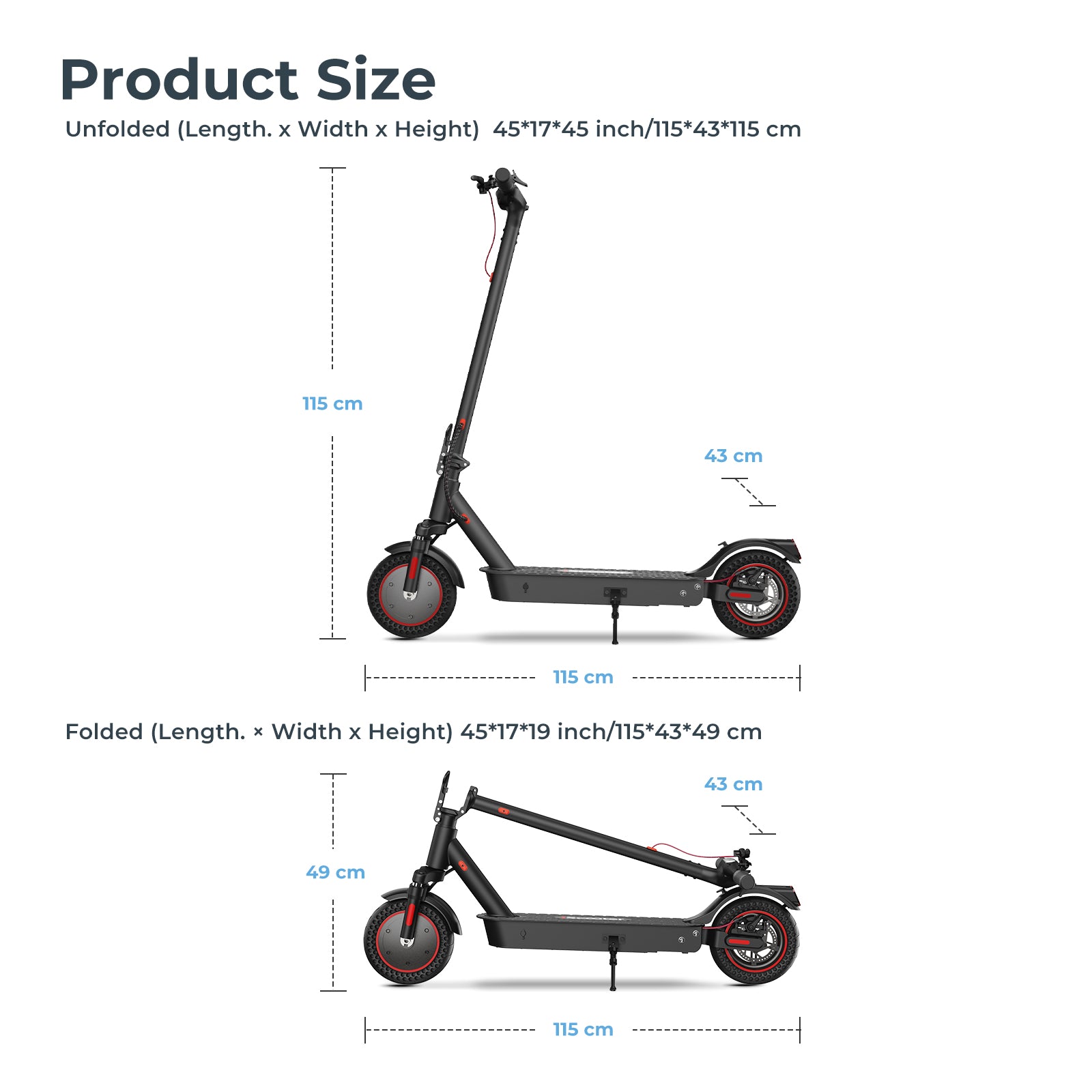 iScooter i9Max 500W Electric Scooter new upgraded 2022