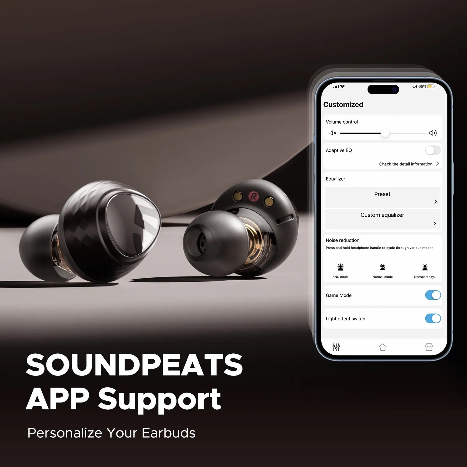 SoundPEATS Engine4 Hi-Res Bluetooth 5.3 Wireless Earbuds with LDAC