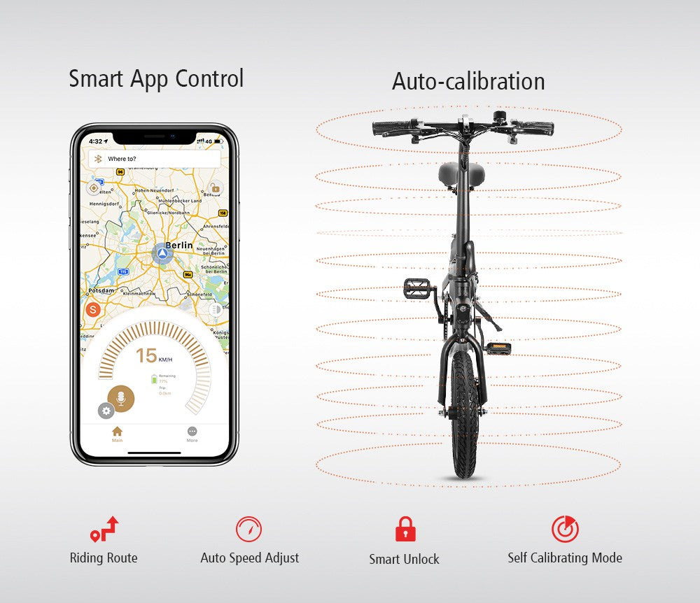 KUGOO KIRIN B2 (KIRIN V1) Folding Electric Bike