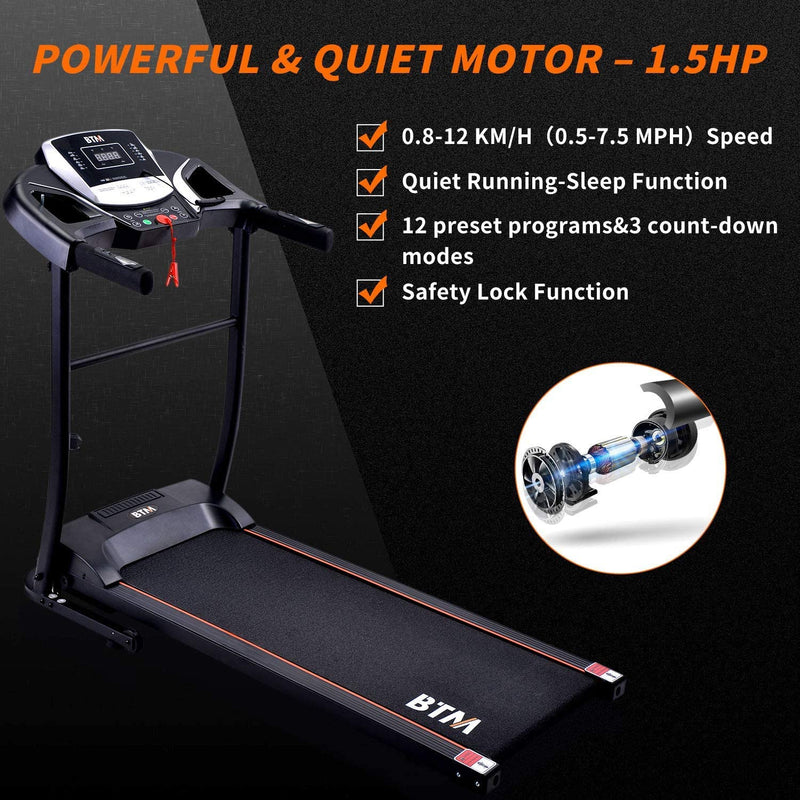 BTM W501 Electric Folding Treadmill-BTM-Gadget Stalls