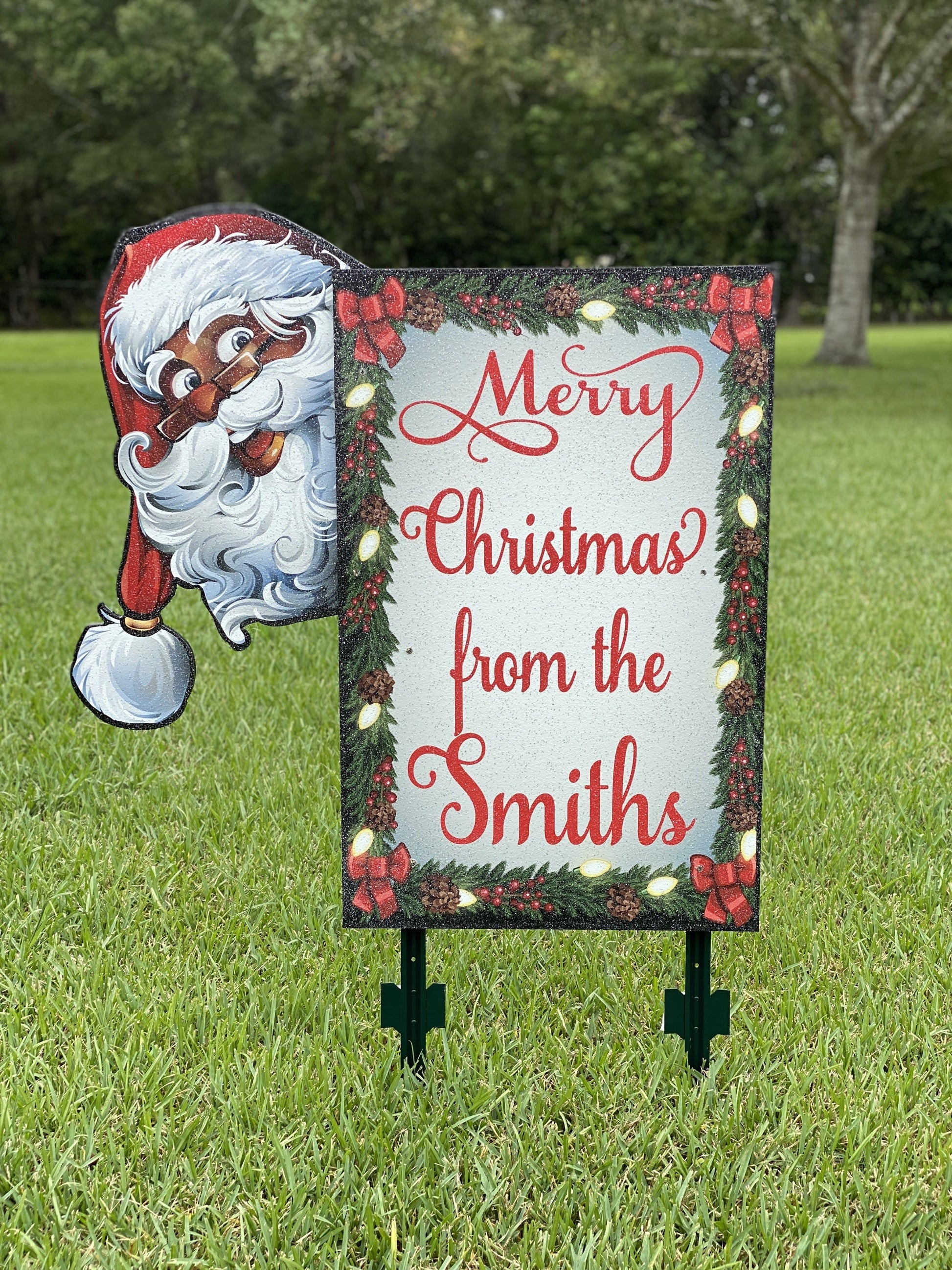 wooden Christmas sign