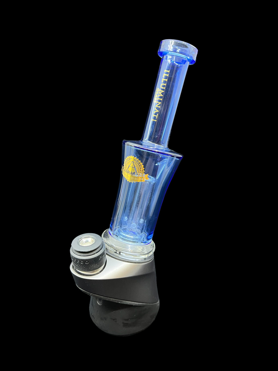 Recycler Design Puffco Peak Attachment - Rainbow Iridiscent -SmokeDay