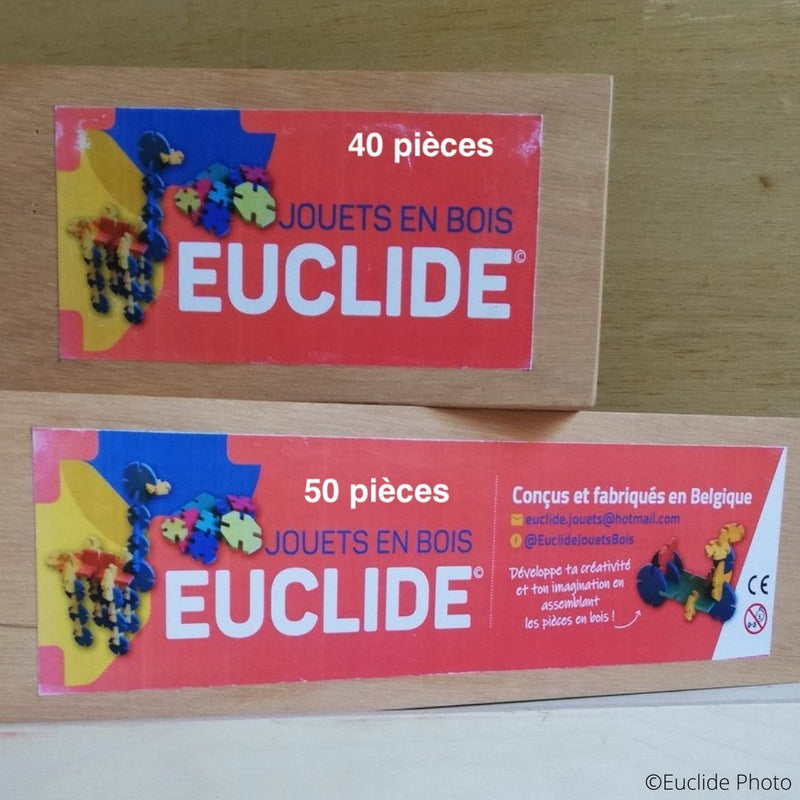 40 petites pièces de jouets en bois Euclide dans une boîte en bois - de 36 mois à 10 ans--Jouet en bois-Euclide-Nature For Kids-2