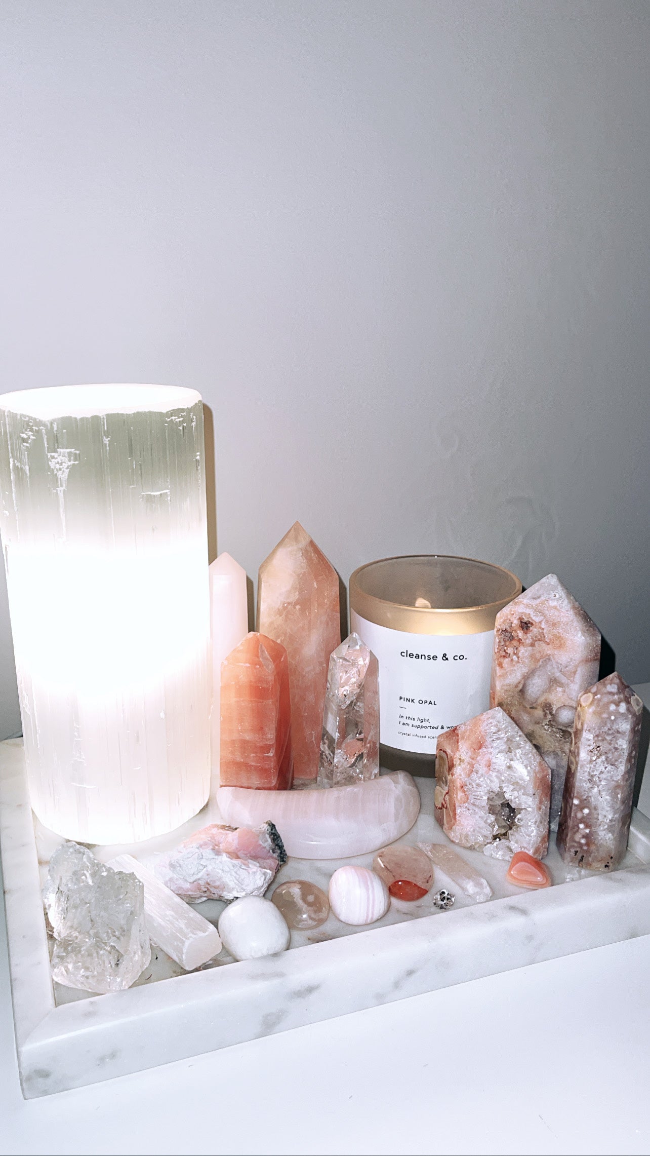 cleanse and co selenite lamp