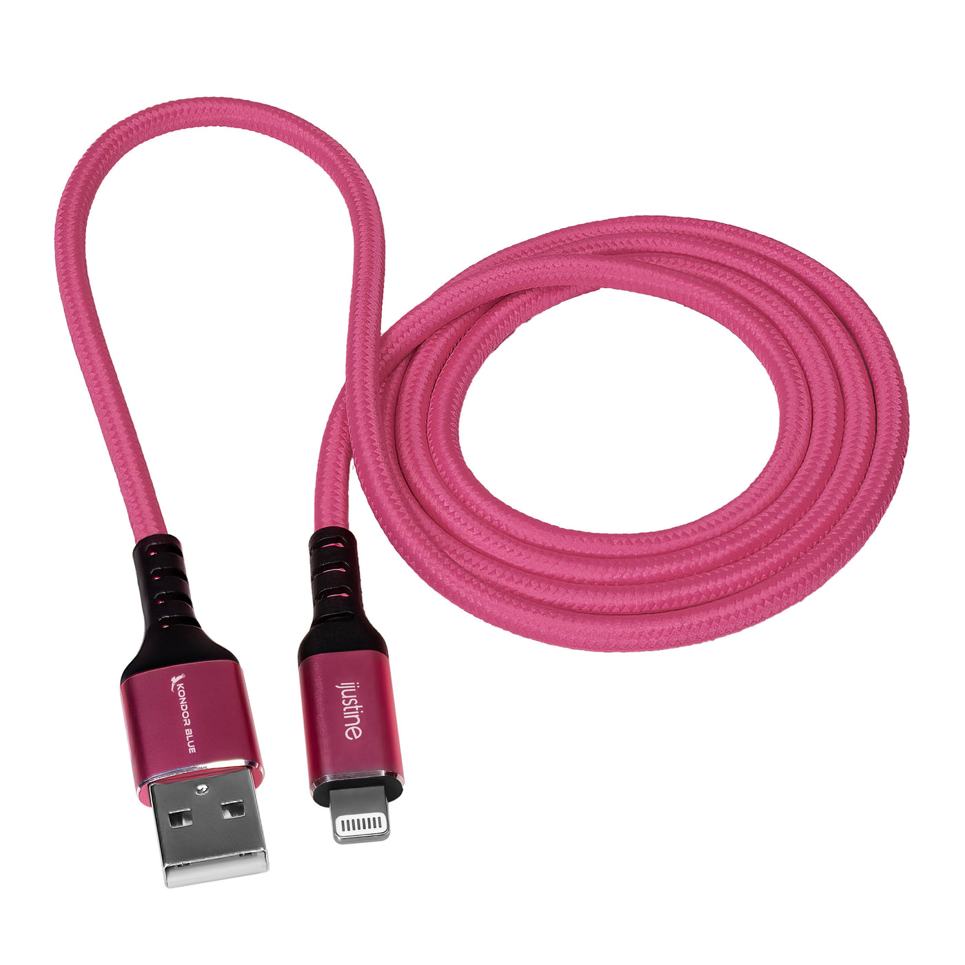iJustine Pink Lightning Cable | Pink iPhone Charger/Sync Cable – Kondor Blue