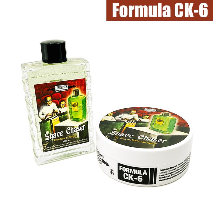 Shave Chaser Artisan Shaving Soap & Aftershave Bundle Deal | Ultra Premium CK-6 Formula | Homage To An Iconic Classic!
