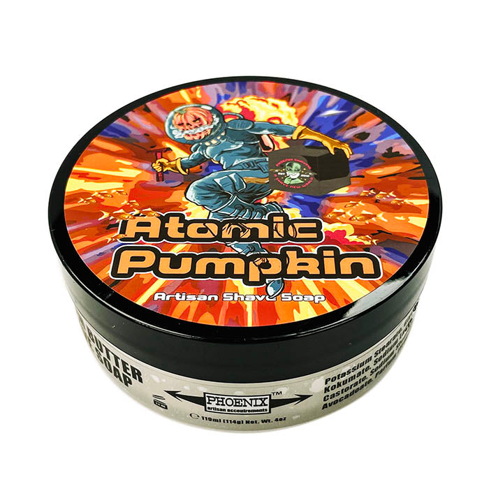 Atomic Pumpkin Artisan Shave Soap  | A Phoenix Shaving Fall Classic!