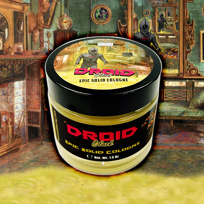 Droid Black Solid Cologne | Contains Prickly Pear Oil | Homage to Flo d Black