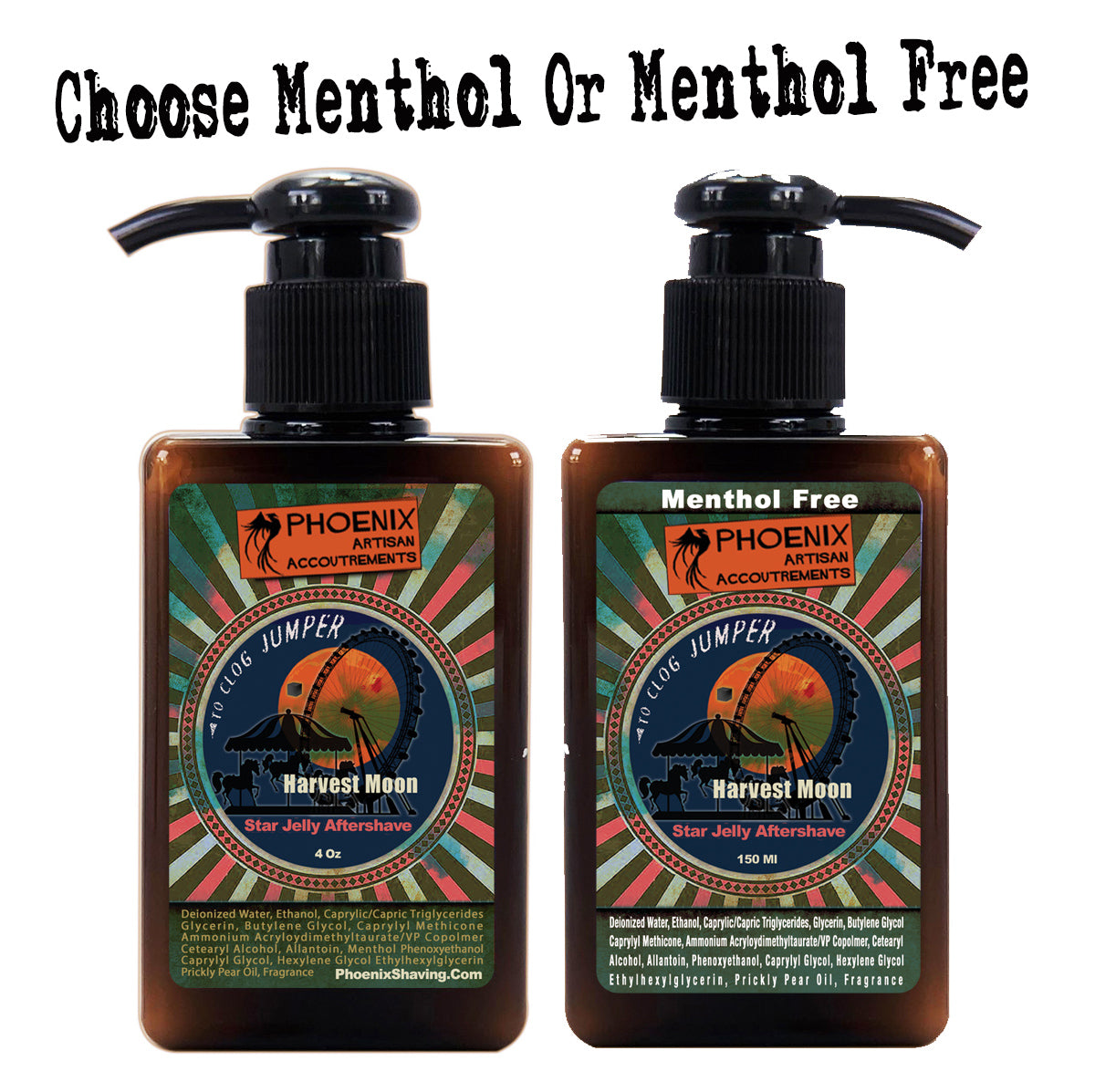 Harvest Moon Star Jelly Aftershave | Menthol Free Or Mentholated! | A Phoenix Shaving Classic!