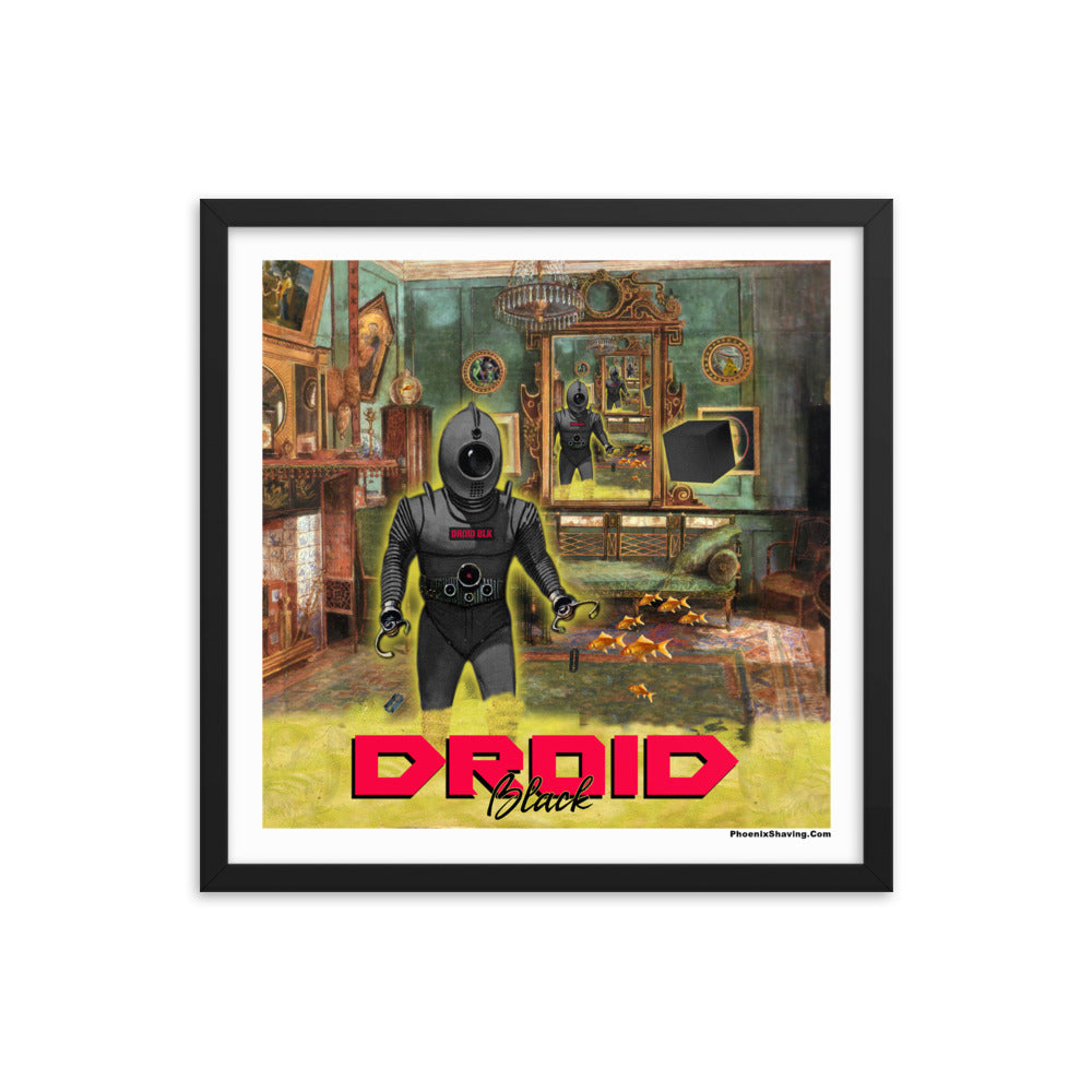 Droid Black Framed Print | Available in Multiple Sizes!