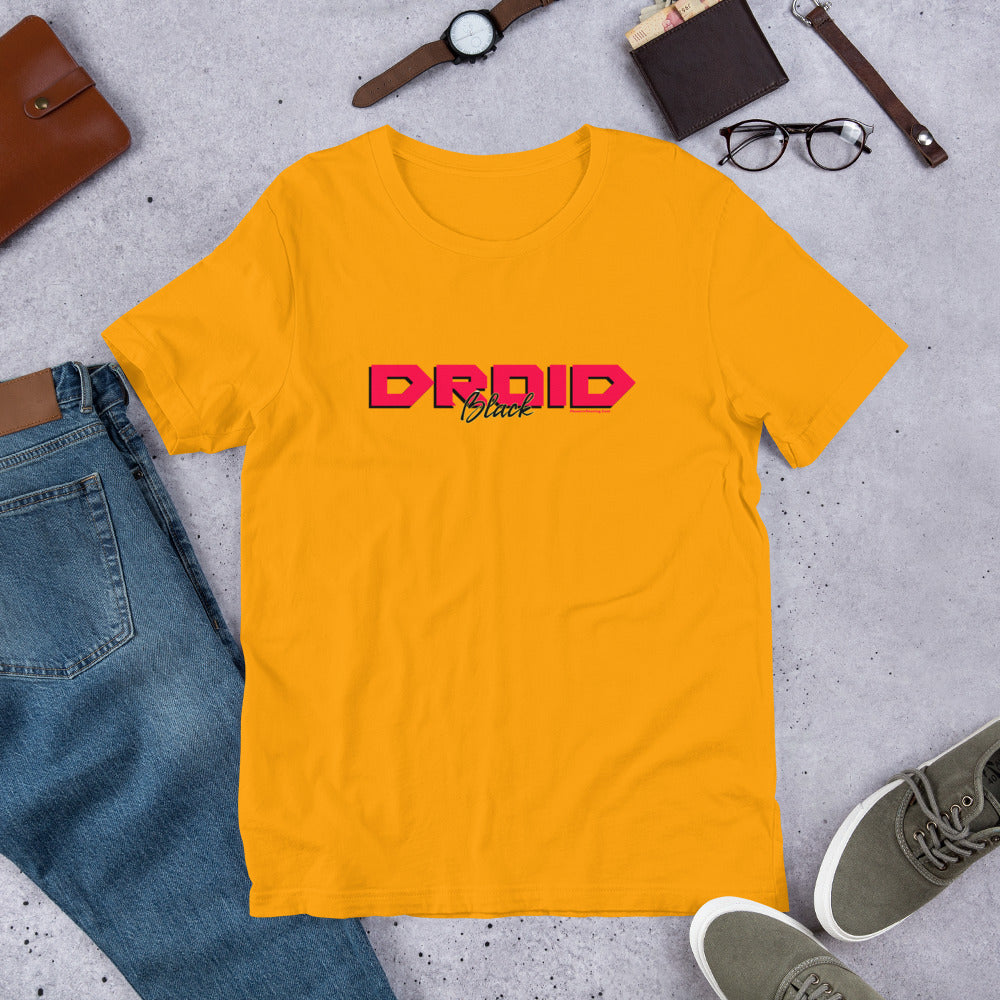 Droid Black Short-Sleeve Unisex T-Shirt | Available in Multiple Colors