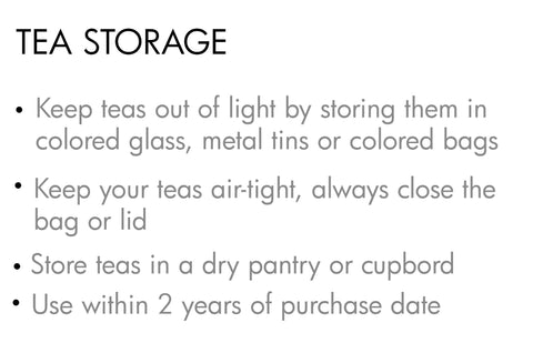 Tea Storage 