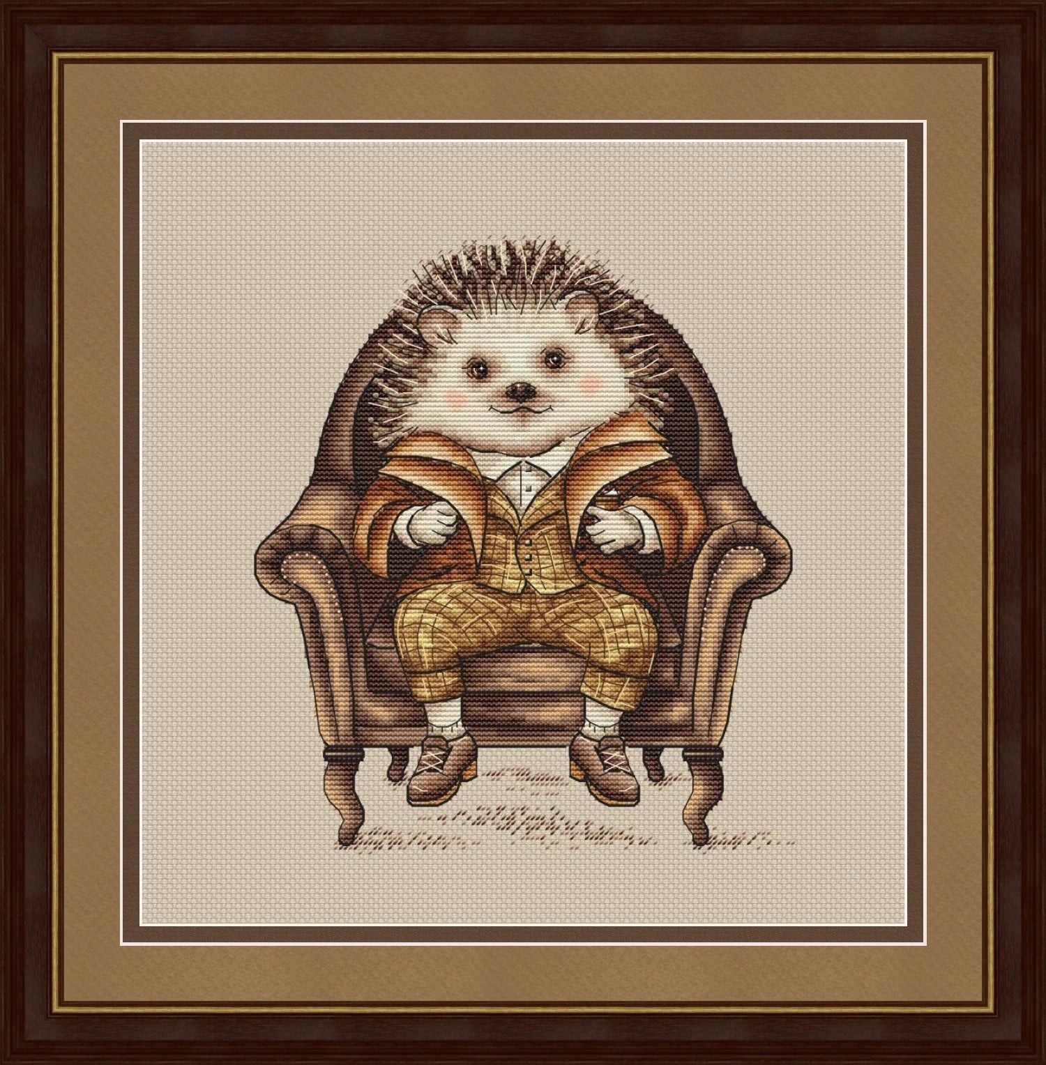 Mr. Hedgehog - PDF Cross Stitch Pattern