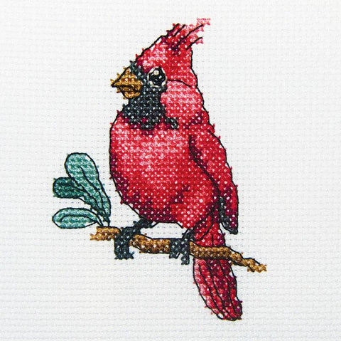 cross-stitch bird