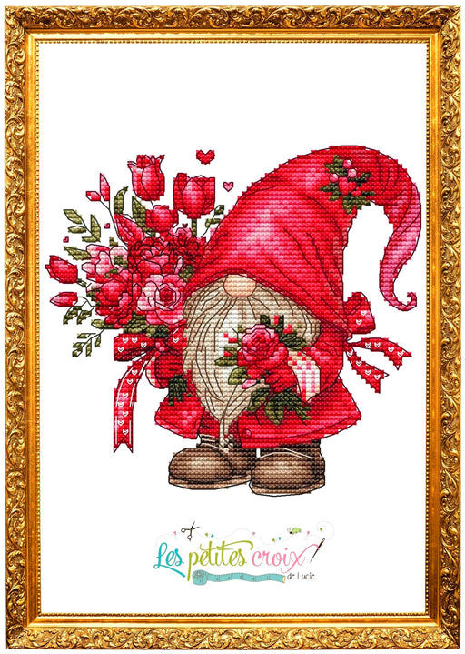 Sewing Gnome - PDF Cross Stitch Pattern — Wizardi