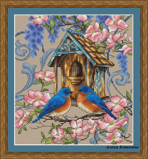 Autumn Bird - PDF Cross Stitch Pattern — Wizardi