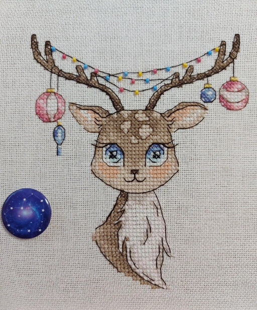 Fawn Cross stitch pattern, Baby Deer Modern Cross Stitch Chart, Cross —  Wizardi