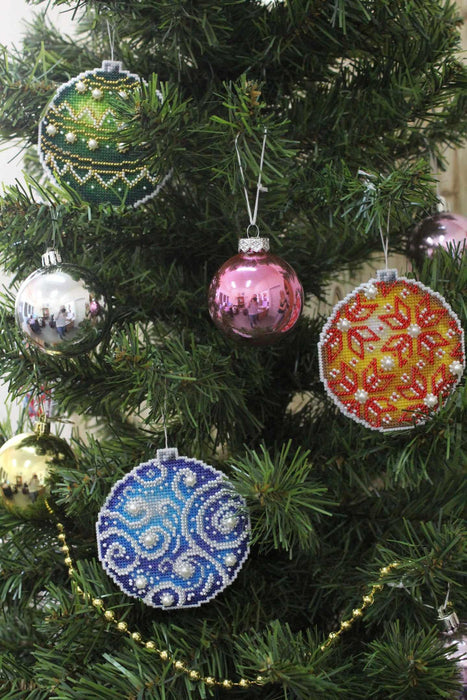 Christmas Tree Decoration - Winter Colours SR-162 - Wizardi