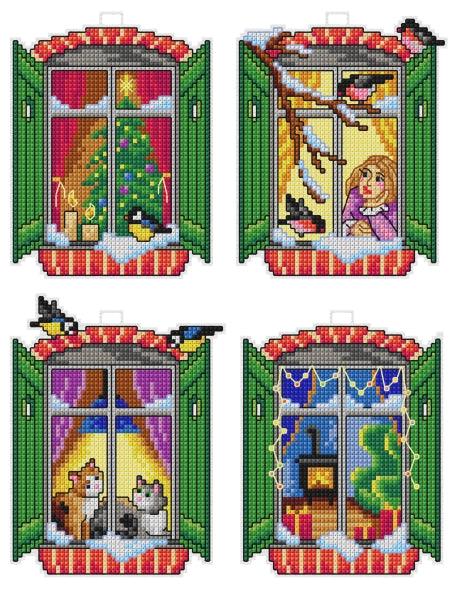 RIOLIS Counted Cross Stitch Kit Kitchen Designs Dinner 1686-6 x 7 14  Count 22 Colors