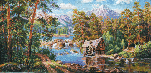 July house 3-20 Counted Cross-Stitch Kit