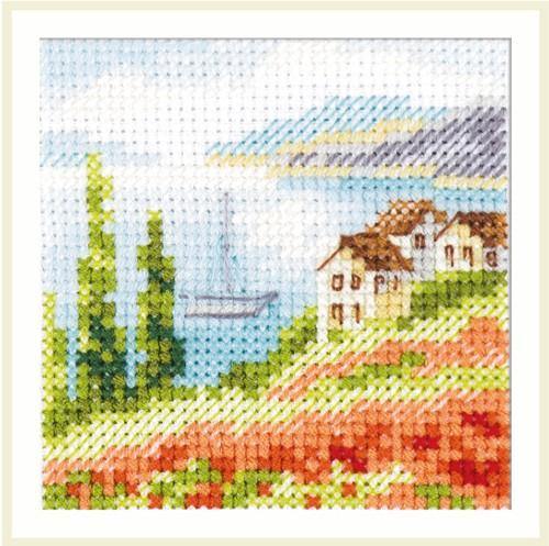 Scenery Stamped Cross Stitch Kits - Counted Cross Algeria