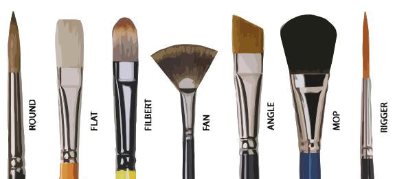 Brushes For Paint By Numbers