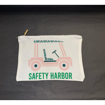 Safety Harbor Flat Zip - Pink Golf Cart