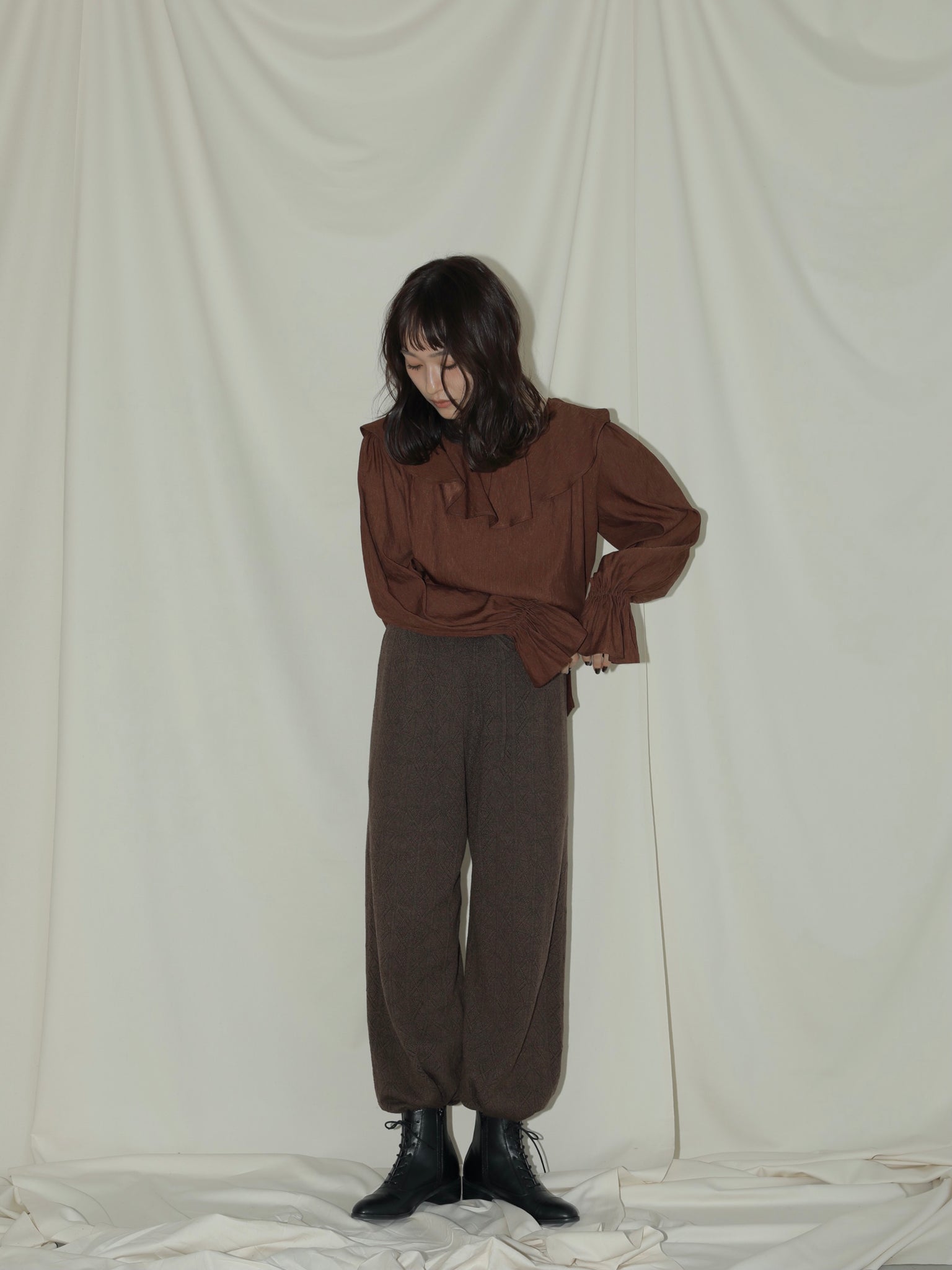Hella EUELET KNIT onepece  pants セットアップ