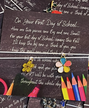 Back To School Mommy And Me Bracelet Cards