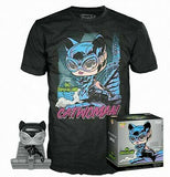Funko Pop! DC BatMan Catwoman Gatubela Hush Collection by Jim Lee Vinyl Figure + T-Shirt (M) 889698396172  BrickPops
