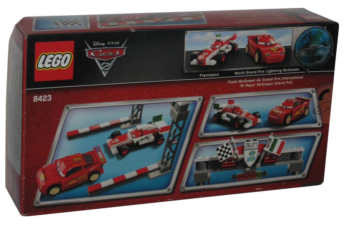 Lego Disney Cars 8423 World Grand Prix Racing Rivalry 136 Pieces Bui