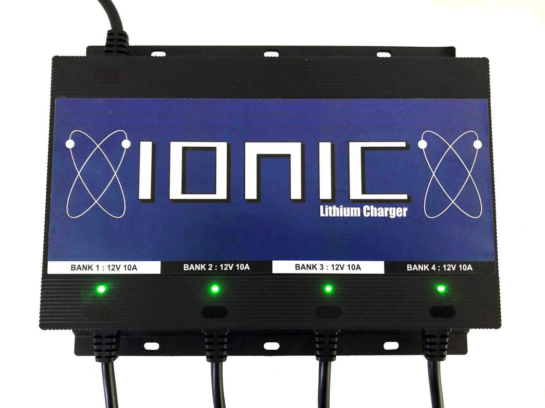 Ionic Four Bank Battery Charger - Hardcore Fish & Game