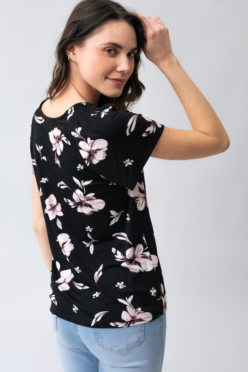 Le t-shirt fluide imprimÃ© floral