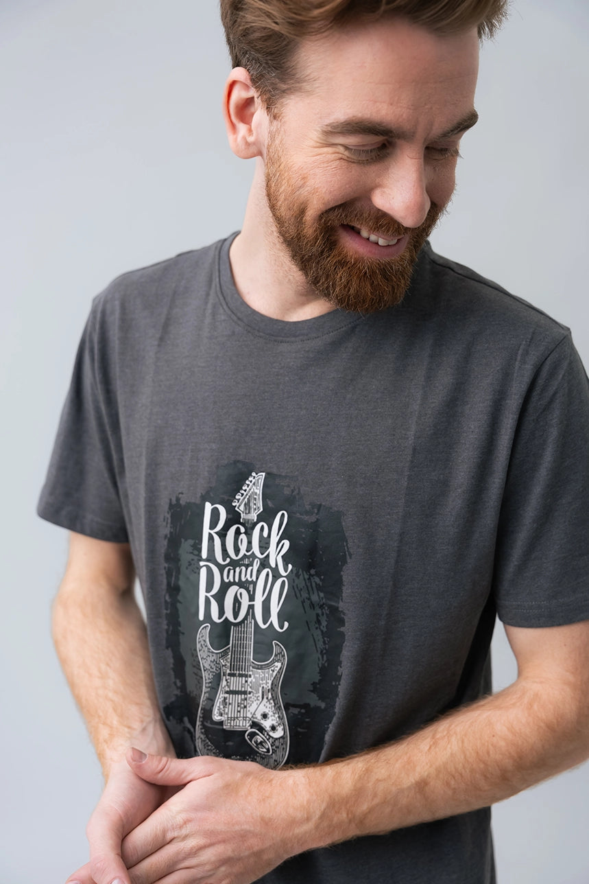 Le t-shirt imprimÃ© Â«Rock and RollÂ»