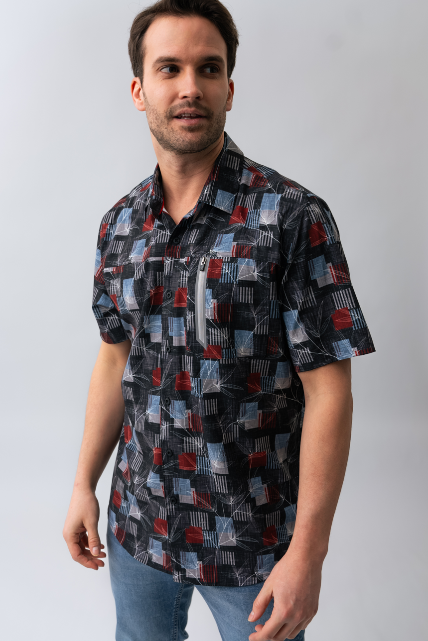 La chemise imprimÃ©e multi tons