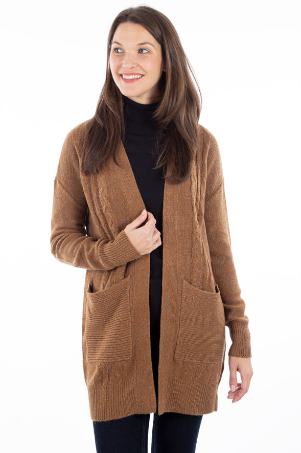 Cardigan ouvert cÃ¢ble torsadÃ© | 3 couleurs