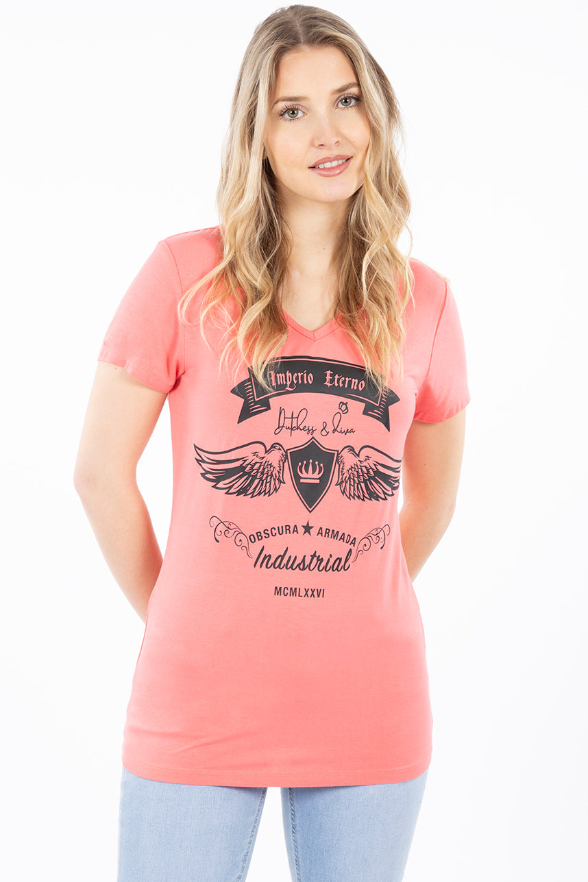 T-shirt Â« Dutchess & diva imperio eterno Â» dos ouvert | 2 couleurs