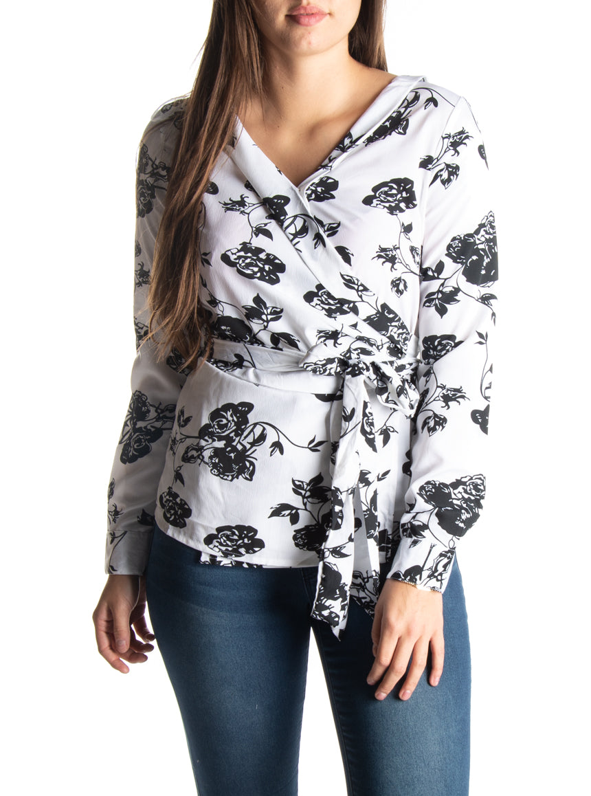 Blouse cache-coeur Pentagone