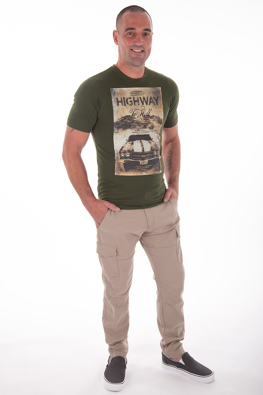 Pantalon cargo extensible