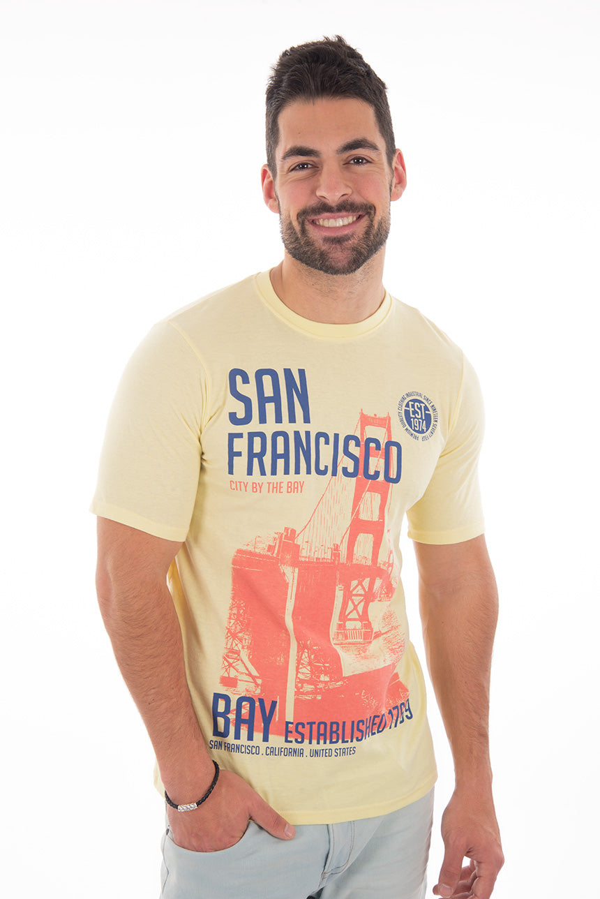 T-shirt imprimÃ© Golden Gate | 2 couleurs