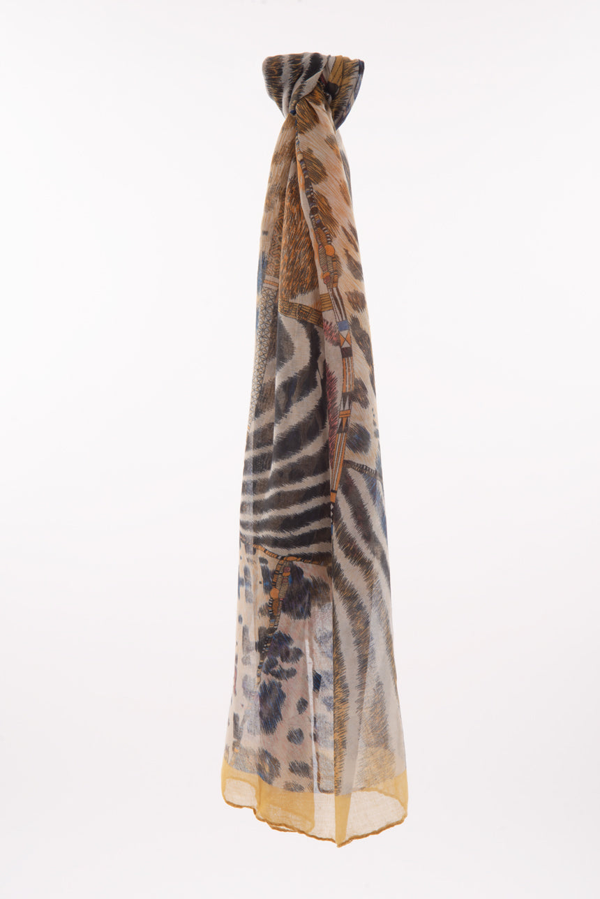 Foulard imprimÃ© animalier