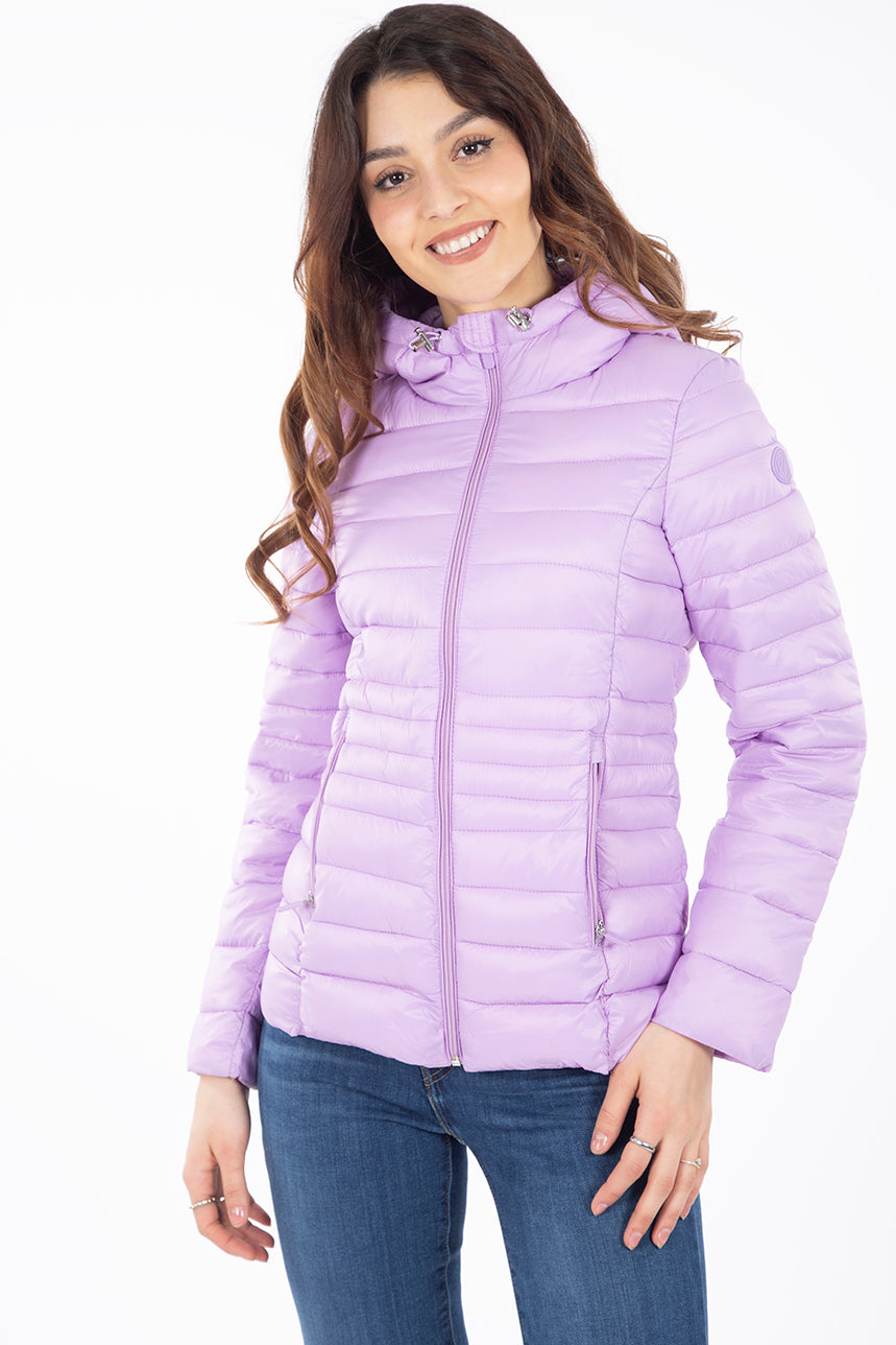 Manteau lilas mi-saison | Point zero