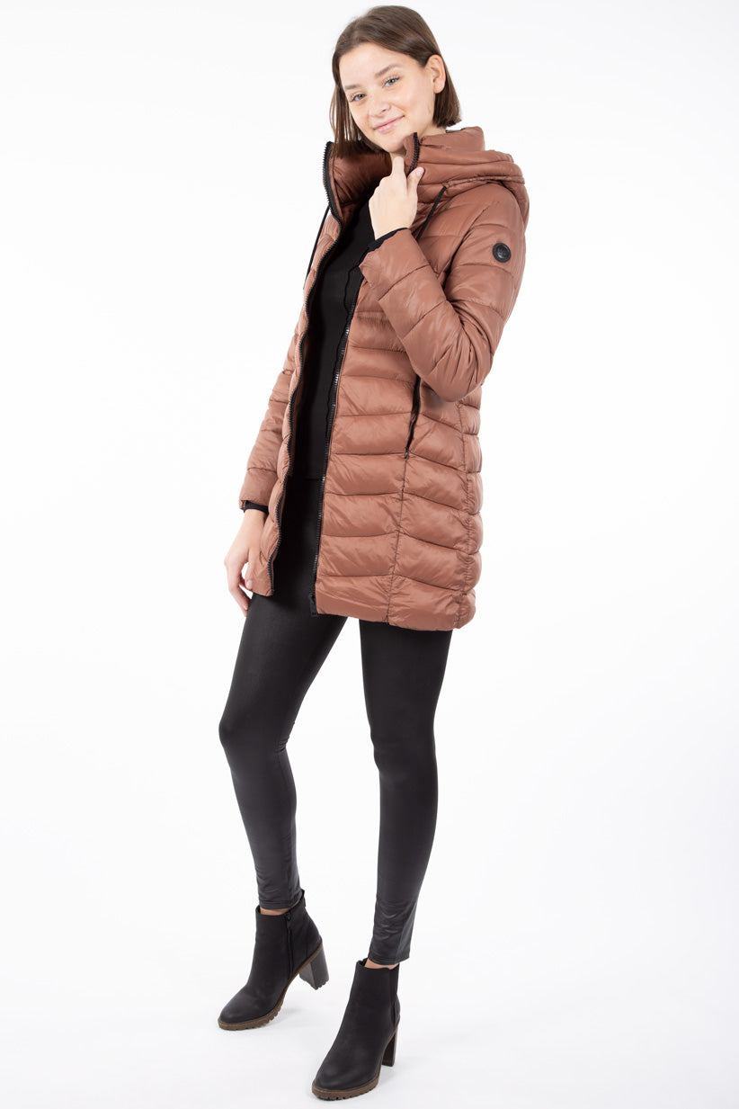 Manteau col montant mi-long automne/printemps | Point zero