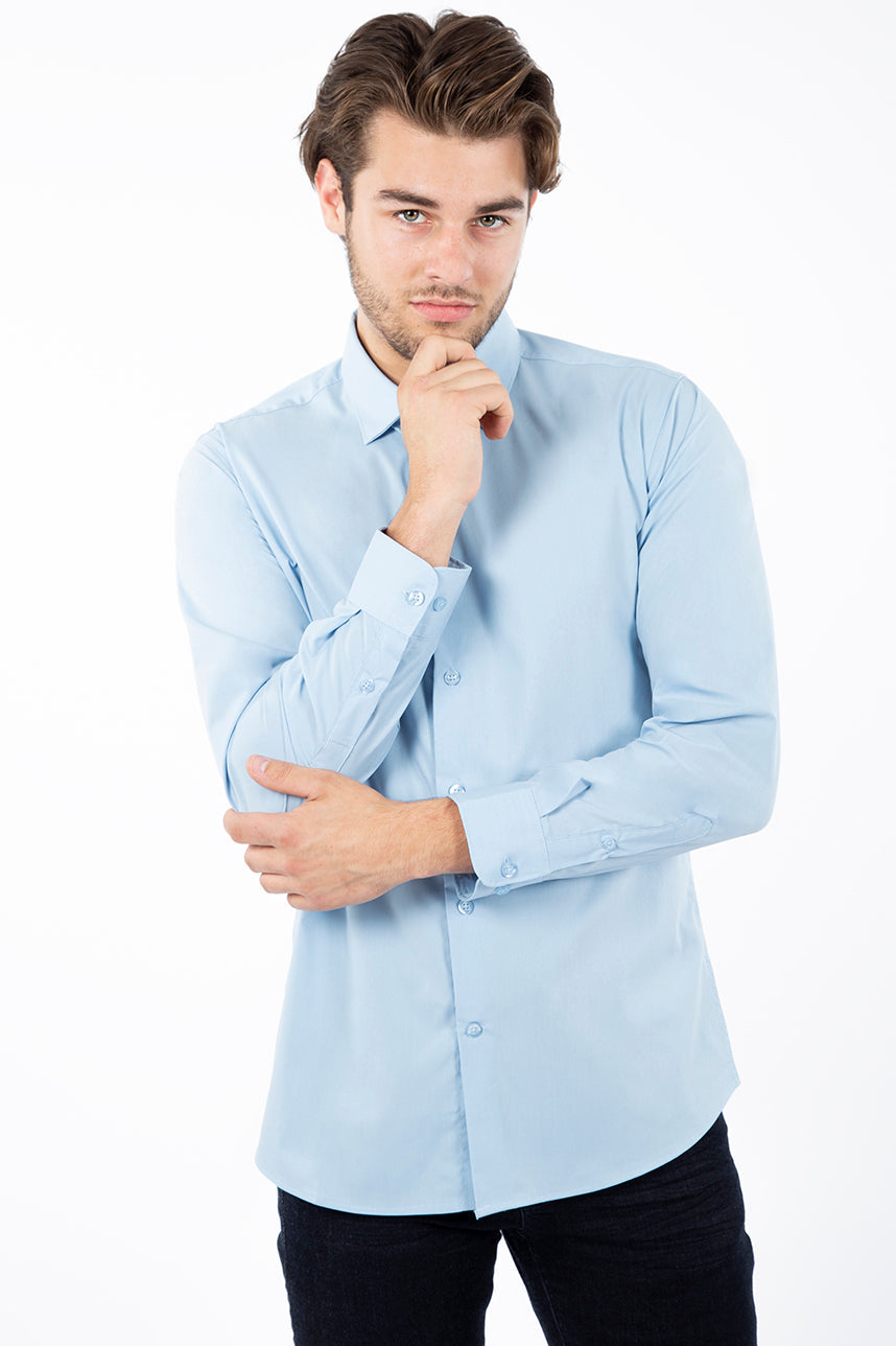 Chemise classique unie | 3 couleurs