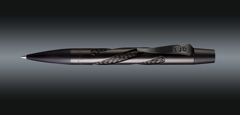 Dark shadow pen carbon fibre black