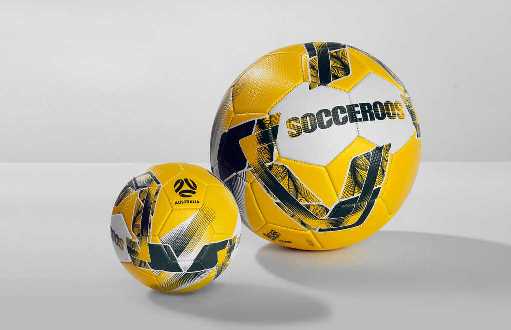 Official football of the socceroos in size 5, size 4. Socceroos balls for kids, soccer and fun. Show your support with the offical range of balls. Shop here are SUMMIT for Socceroos and Matildas.