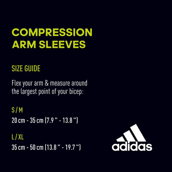 adidas Compression Arm Sleeve Size Guide