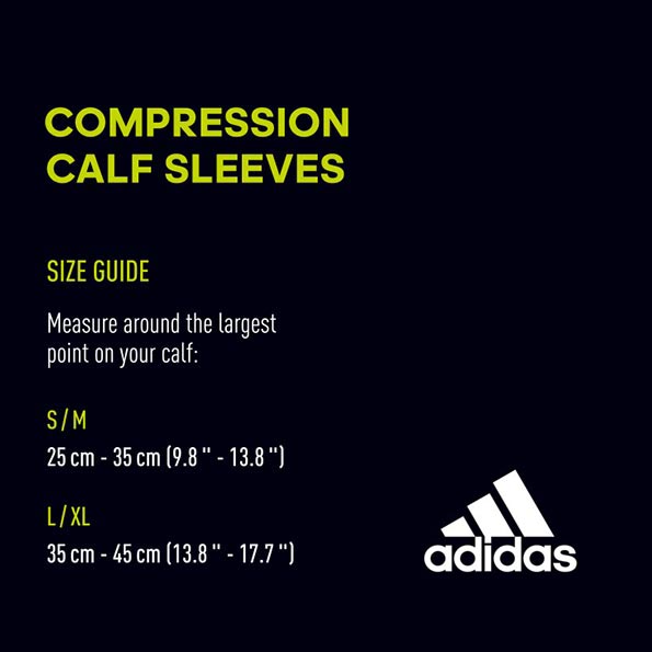 adidas Compression Calf Sleeve Size Guide