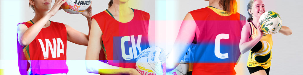 Shop netball equipment at SUMMIT Sport. Professional netball balls, netball bibs, training aids and accessories for on court, games and matches.