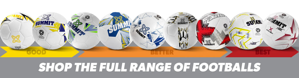 Soccer ball range. Good, better and best in football for kids, adults, clubs and schools. Find the right football here.